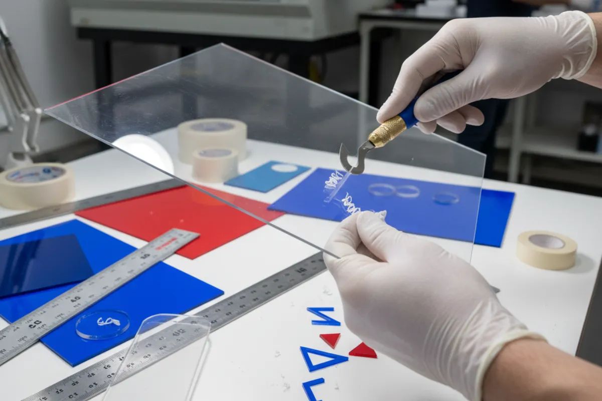 روش برش ورق پلکسی