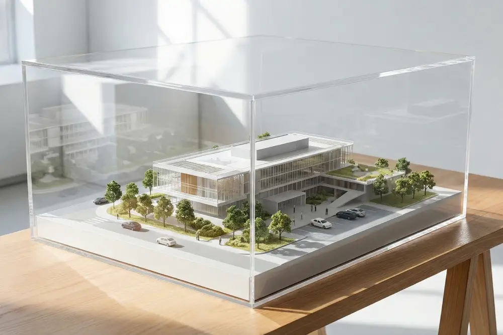 باکس شفاف برای ماکت