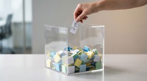 صندوق قرعه کشی پلکسی